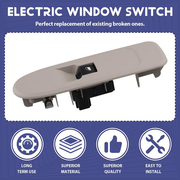 96657929ZE: Совместимый выключатель стеклоподъемника для Peugeot 208, 308, 2008, 408 и Citroen C5