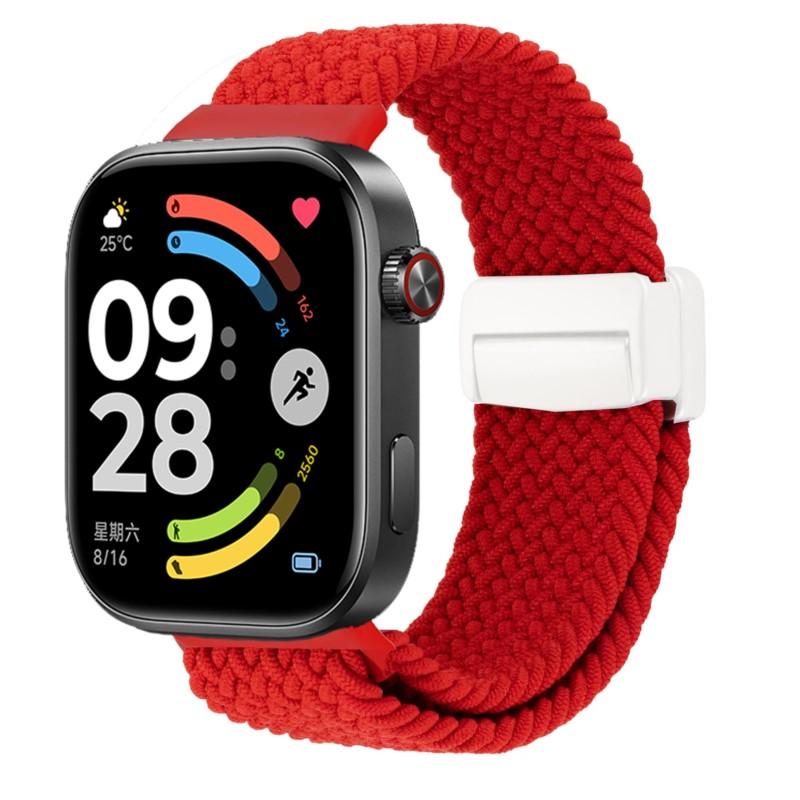 Магнитный плетеный ремешок для Redmi Watch 6 5 4 Спортивный нейлоновый Регулируемый Запасной браслет correa Xiaomi Mi Band 8 Pro/9 Pro band