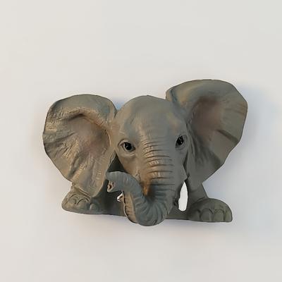 Южная Африка Слон Животное Украшение 3D Стереоскопические Туристические Сувениры Смола роспись Украшение дом Магниты на холодильник
