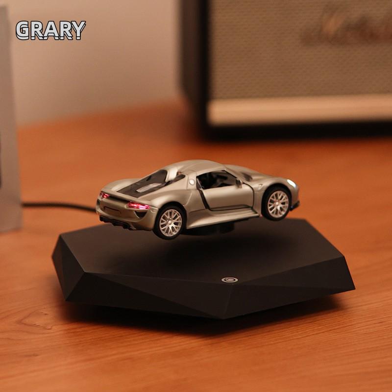 Magnetic Levitating Car with Metal Base, 360° Free Rotation, Home Office Docoration, Unique Business Gift, Creative Gift