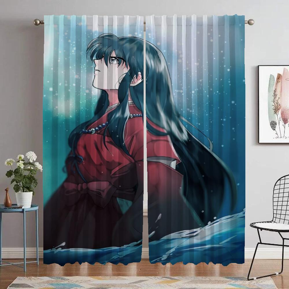 Шторы Inuyasha Blackout для гостиной, занавески для домашнего интерьера, 2 шт., занавески для перегородки, тюль для спальни