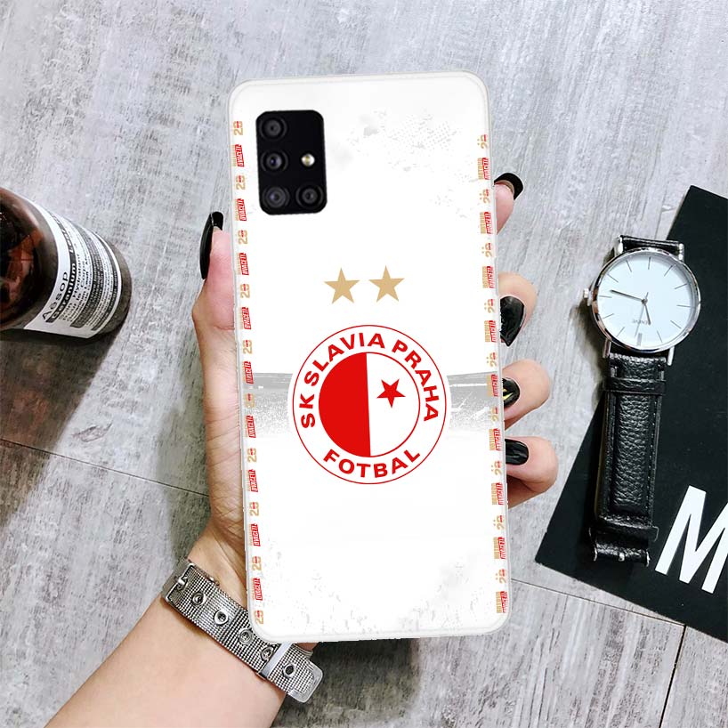 Чехол для телефона Sk Славия Прага Чехия для Samsung Galaxy A52 A53 A12 A13 A22 A23 A32 A33 A72 A73 A42 A02S A03S 5G A50S