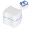 3 Colors Denture False Teeth Storage Box Case With Filter Screen Dental Appliance