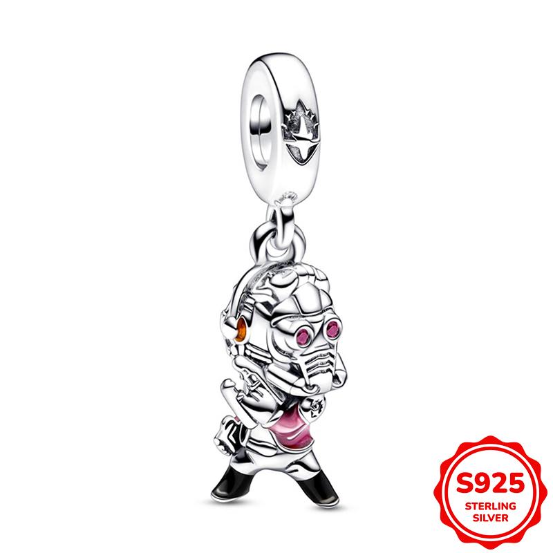 Marvel Человек-паук и Щит Капитана Америки Подвеска Шарм Бусина Подходит для Браслета 3 мм Ожерелье Женский Кулон Роскошные DIY Ювелирные Изделия Подарок