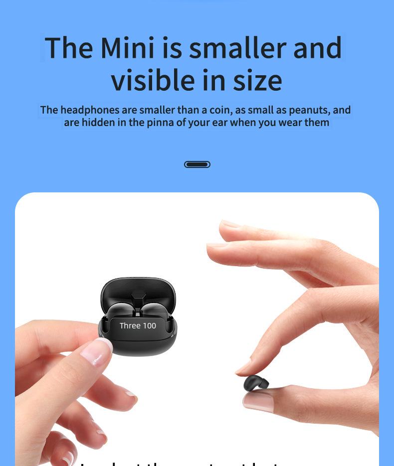 Беспроводная спортивная Bluetooth-гарнитура Mini13 с шумоподавлением — компактный и высококлассный дизайн