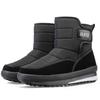 Large Winter New Thickened Cotton Shoes Middle-aged Elderly Plush Warm Snow Boots Non Slip Waterproof