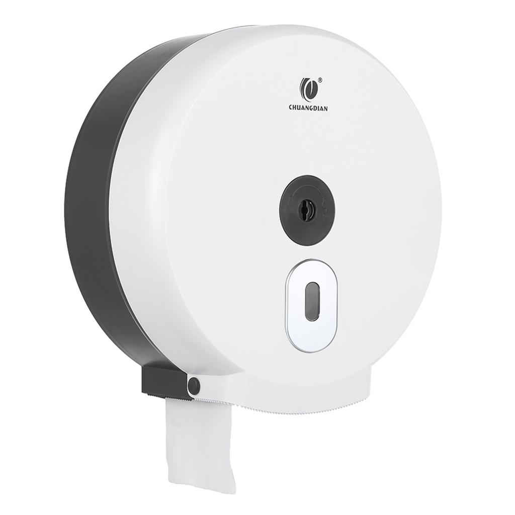 CHUANGDIAN настенный диспенсер для салфеток для ванной комнаты, круглый держатель для бумажных полотенец, диспенсер для бумажных полотенец