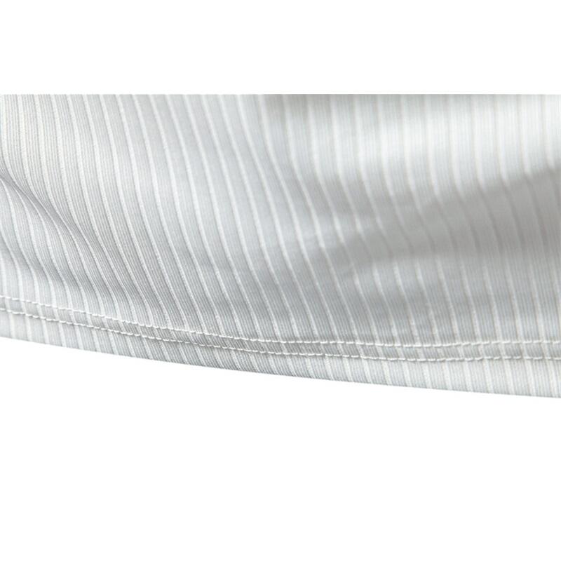 Летняя европейская и американская повседневная мужская футболка с коротким рукавом, на пуговицах, с вырезом Генри, в рубчик, мужская, однотонная, топ