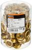 TRUSCO Double-Sided Brass Eyelets, 12mm, 100 Pairs, THP-B12