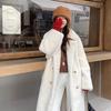 Women Autumn and Winter Loose Friendly Warm Coat Ladies Long Thick Temperament Suit Collar Coat