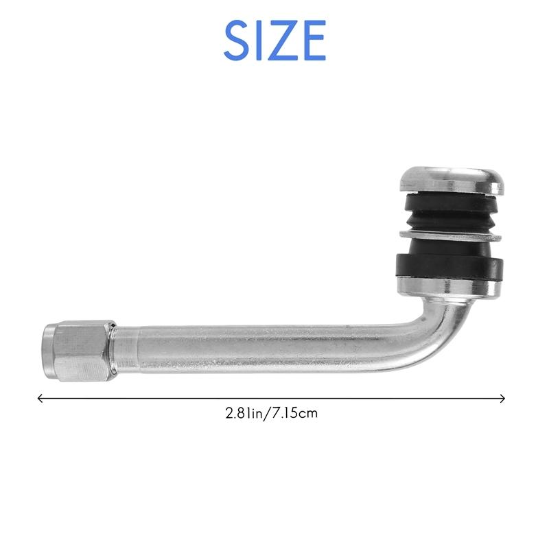 4 шт./лот YPQZW90DY6 7,15 см 2,5 Хромированные ниппели для шин Угловые 90 градусов Размер XL, Универсальные Различные модели