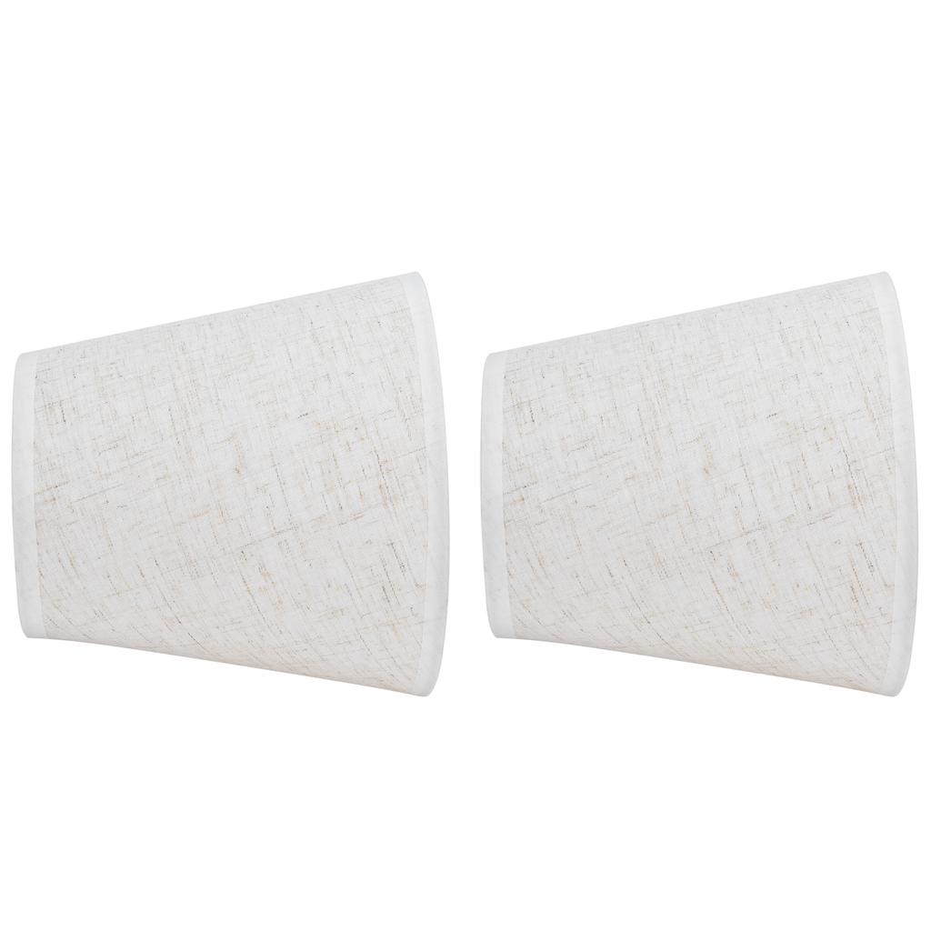 2 шт. абажур для настольной лампы, тканевый зажим на абажуре для E14, винтовой подсвечник, лампа, люстра