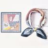 Silk Silk Small Square Scarf for Women Tying Hair Decoration