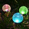 Solar Outdoor Garden Lights, Color Changing LED Path Lights, 3 Pack for Patio, Yard, Path
