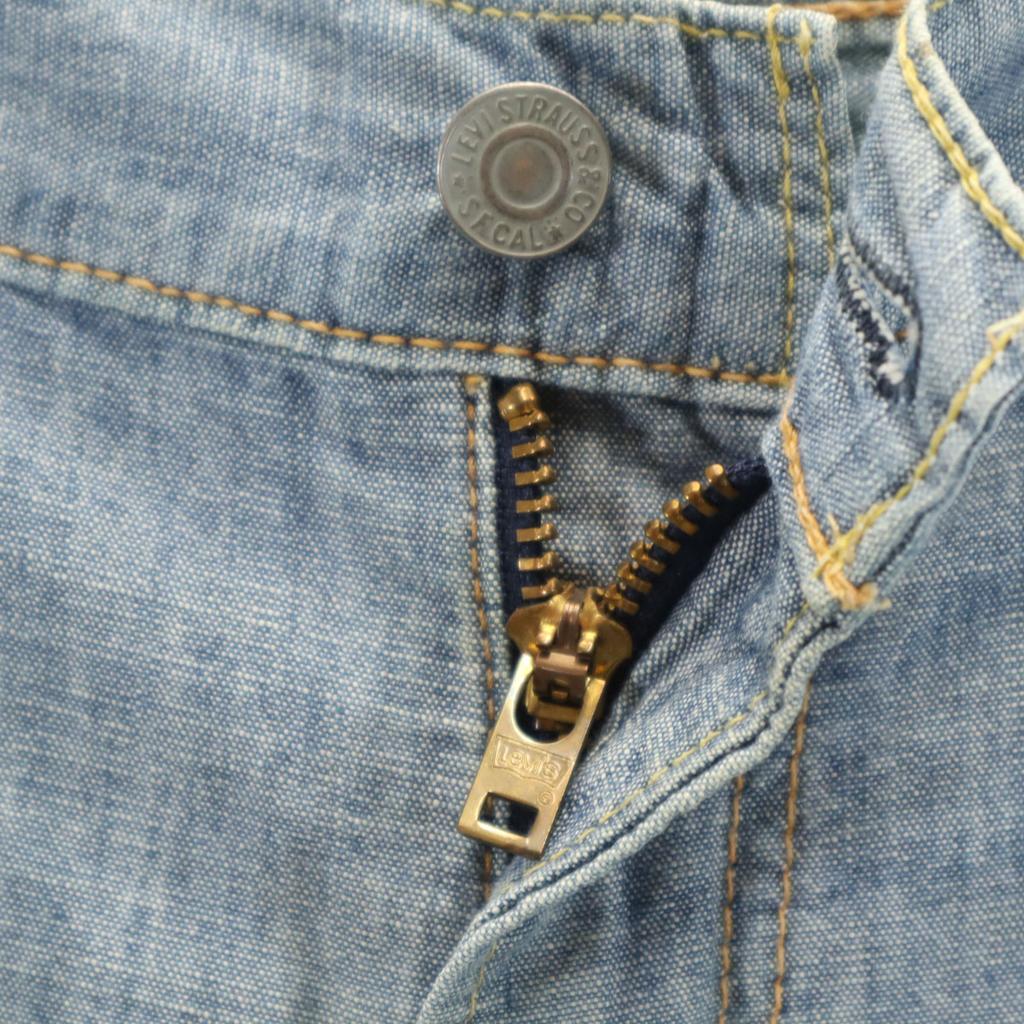 Levi's 502 Шорты шамбре W34 синие Мужские Б/У