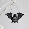 Halloween Luminous Bat Lamp New Colorful Gradient Plastic Bat Pendant Hanging Decoration Ghost Festival Decoration Prop BatDecor