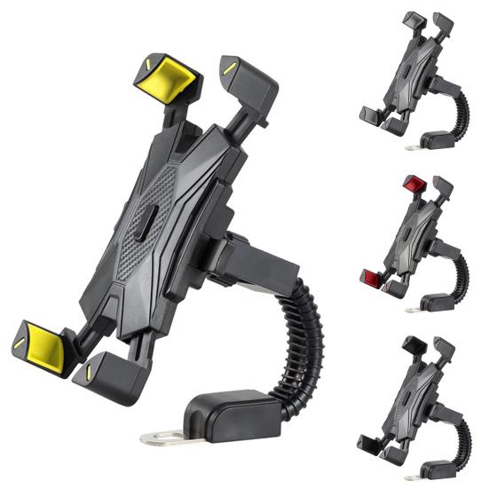 Навигационный кронштейн без поворота кнопок, совместимый с одним щелчком блокировки, быстроблокирующийся держатель для телефона на мотоцикле на 360 градусов