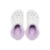 Crocs Классические сабо EVA Удобные Дышащие Повседневные Спортивные Сандалии Сандалии Унисекс Белые Фиолетовые 206633-577