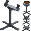 Removable Dog Food Bowl Stand Adjustable Height Angle Liftable Pet Dispenser  Water