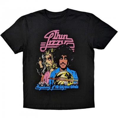 Thin Lizzy Хлопковая футболка унисекс с принтом на спине Vagabonds Of The Western World Tracklist