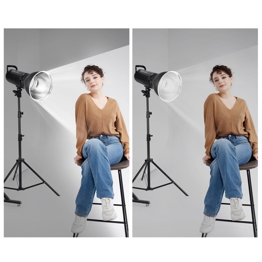 7 Inch Standard Reflector + 6pcs Photography Honeycomb Grid + 1pcs Diffuser Board Kit with 10 Degrees 20 Degrees 30