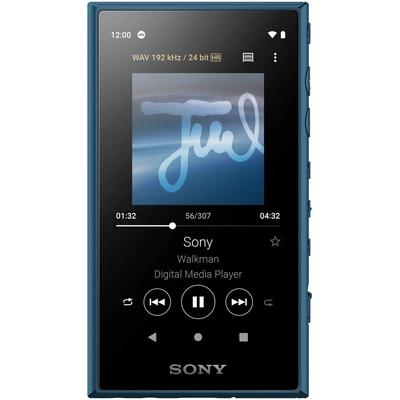 Sony Walkman 16 ГБ серии A MP3-плеер с поддержкой высокого разрешения Bluetooth, совместимый с microSD, оснащен сенсорной панелью, до 26 часов непрерывной работы
