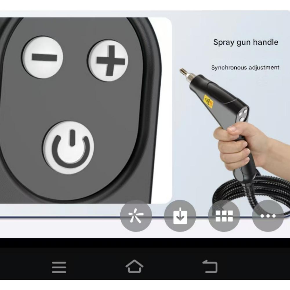 Высокотемпературная паровая чистящая машина с интеллектуальным цифровым дисплеем, кухонная вытяжка, ручка для ванной комнаты, управляемый переключатель, чистящая машина