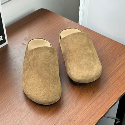 Французские ретро баотоу новые повседневные модные трендовые универсальные шлепанцы на мягкой подошве обувь Boken 15167-Y