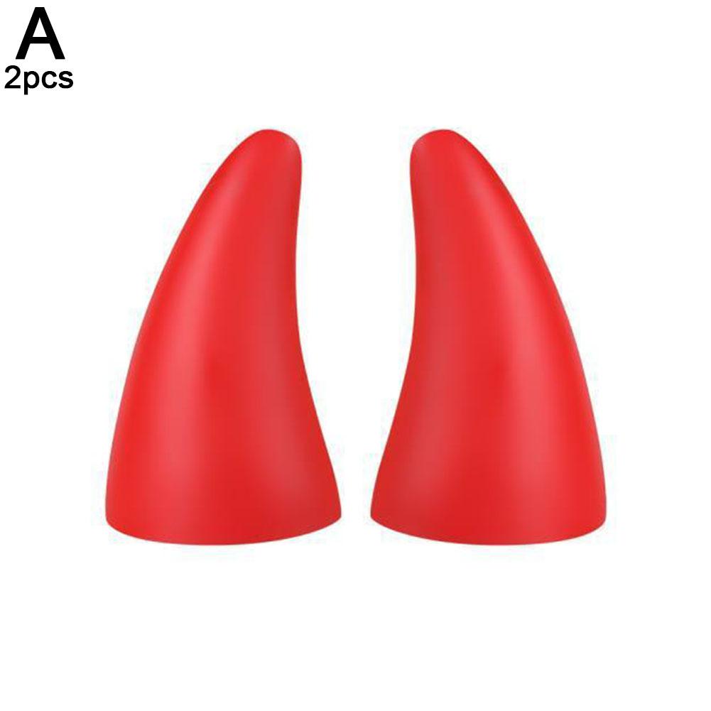 NEW High-end 1 Pair 3D Devil Horn Car Roof Decoration Decorations Sticker Stereo Creative Horn Bumper Car Stickers Hood Hel Q2V9