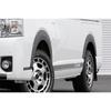 JAOS Fender Garnish Type-X Painted Matte Black for Hiace 200 Series B135201MB