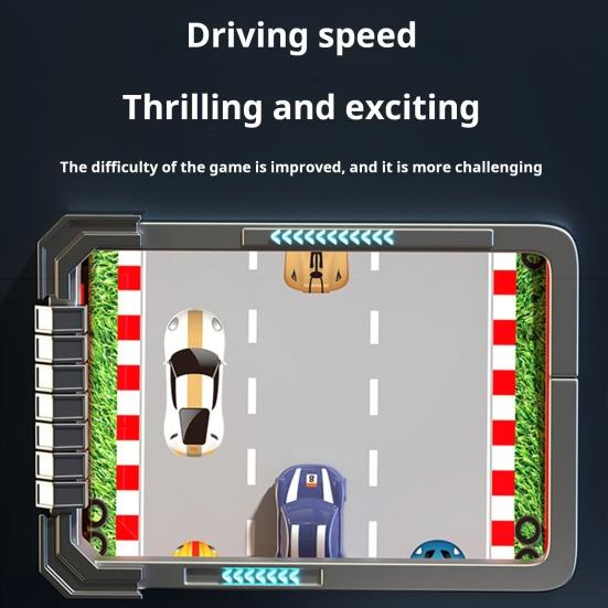 Детский симулятор вождения с легкой музыкой, регулируемая скорость, обучающая игрушка-руль для малышей, интерактивная ролевая гоночная настольная игра