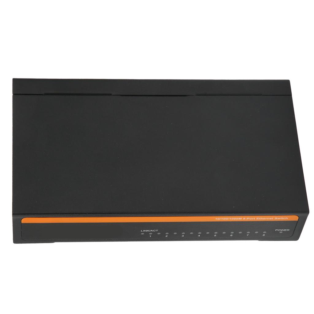 8-портовый гигабитный Ethernet-коммутатор TBCS5008E Plug Play, стабильный, прочный компьютер из алюминиевого сплава
