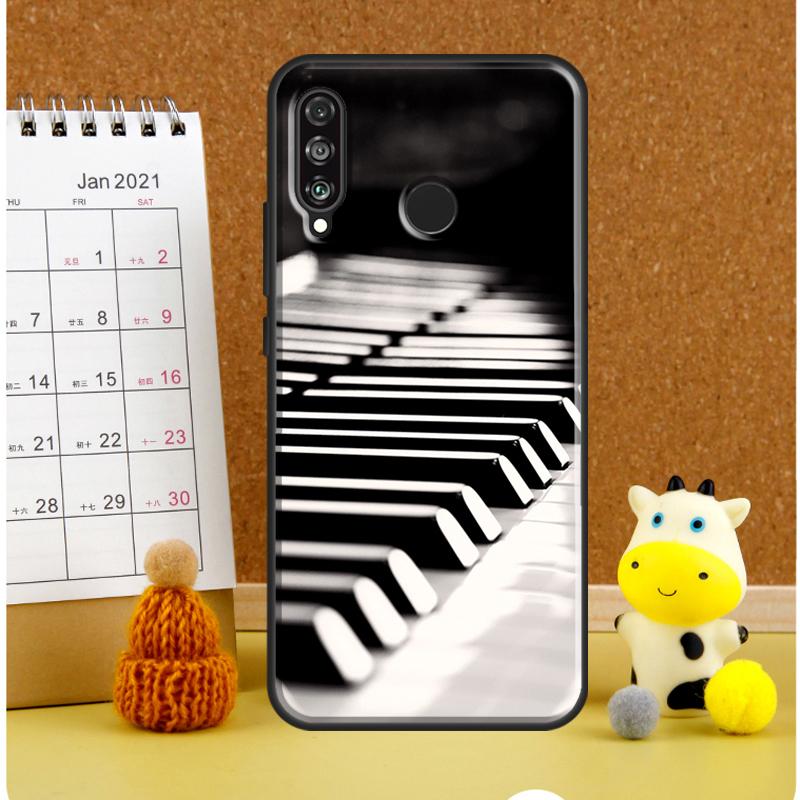 Музыкальные клавиши пианино для Huawei Nova 9 10 SE 3i 7i 8i 11i 12i Y60 Y61 Y70 Y72 Y73 Y90 Y91 P20 P30 P40 Lite Чехол