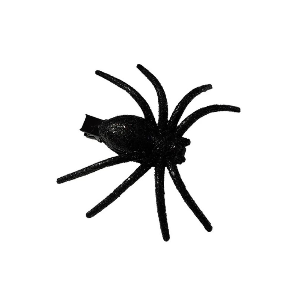Black Halloween Spider Hairpin Headwear Halloween Headdress Spiders Hair Clip Festival Toys