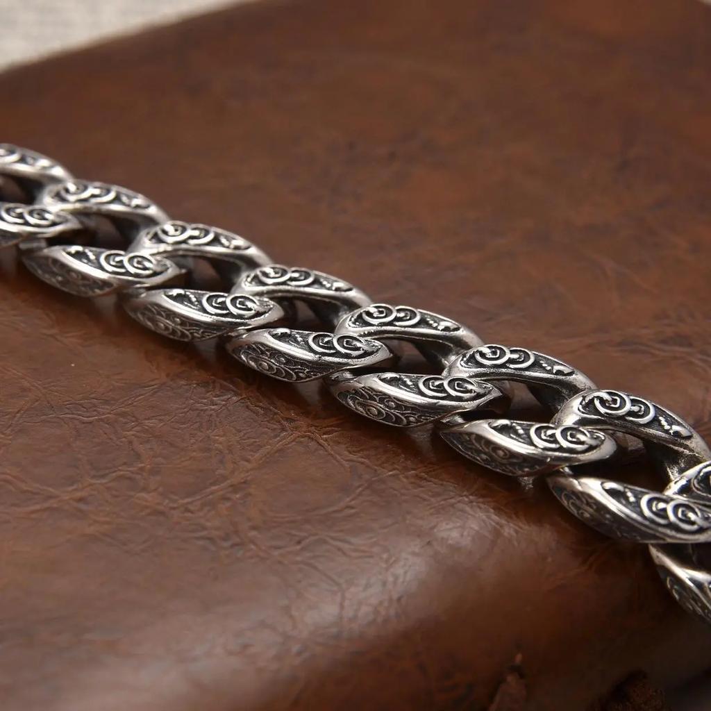 Новый Ретро Браслет, Старый Браслет Пиксиу, Широкий Браслет для Мужчин, Властный и Универсальный