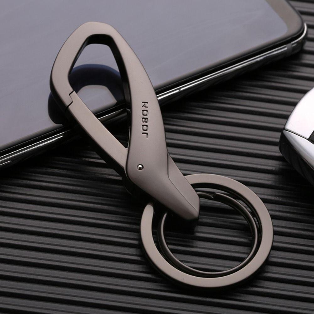 Double Ring Metal Key Chain Senior Key Chain Pendant High Quality Car Key Ring Gift