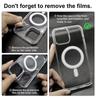 Магнитный чехол для Samsung Galaxy S23 Ultra Magsafe, чехлы для Samsung S22 Plus, силиконовые прозрачные чехлы с беспроводной зарядкой