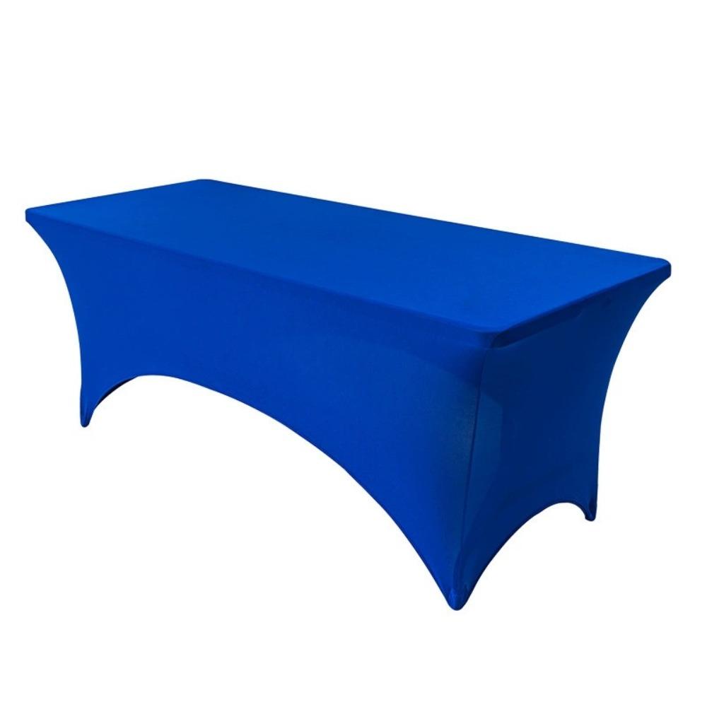 6FT/4FT Table Cover Rectangular Washable Spandex Tablecloth Stretch Tight Fitted Cocktail Table Decoration Wedding Event