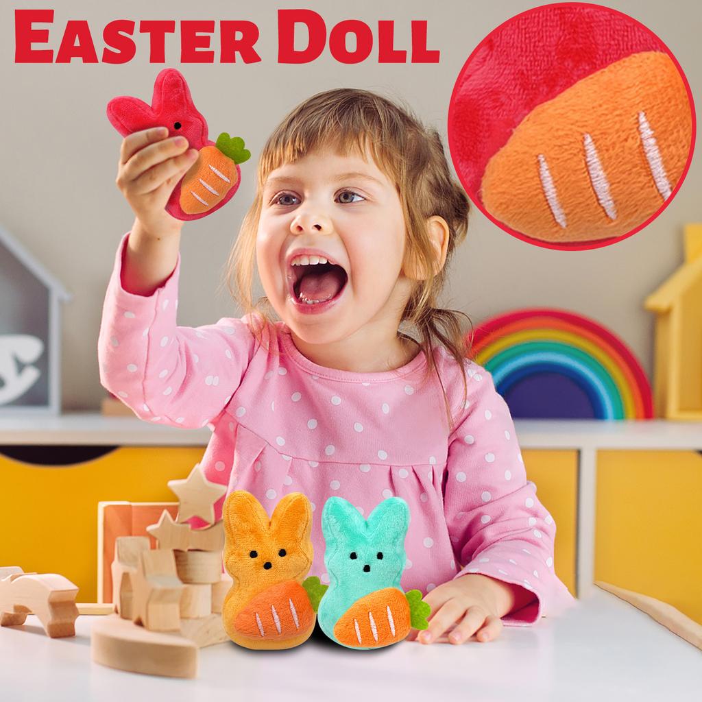 Творческий роман плюшевый кролик игрушка для собак детей интерактивный пасхальный подарок 1 шт
