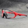 New Windproof and Discolored Cycling Glasses for Outdoor Sports, Day and Night Dual Use Running, Mountain Road Cycling Goggles