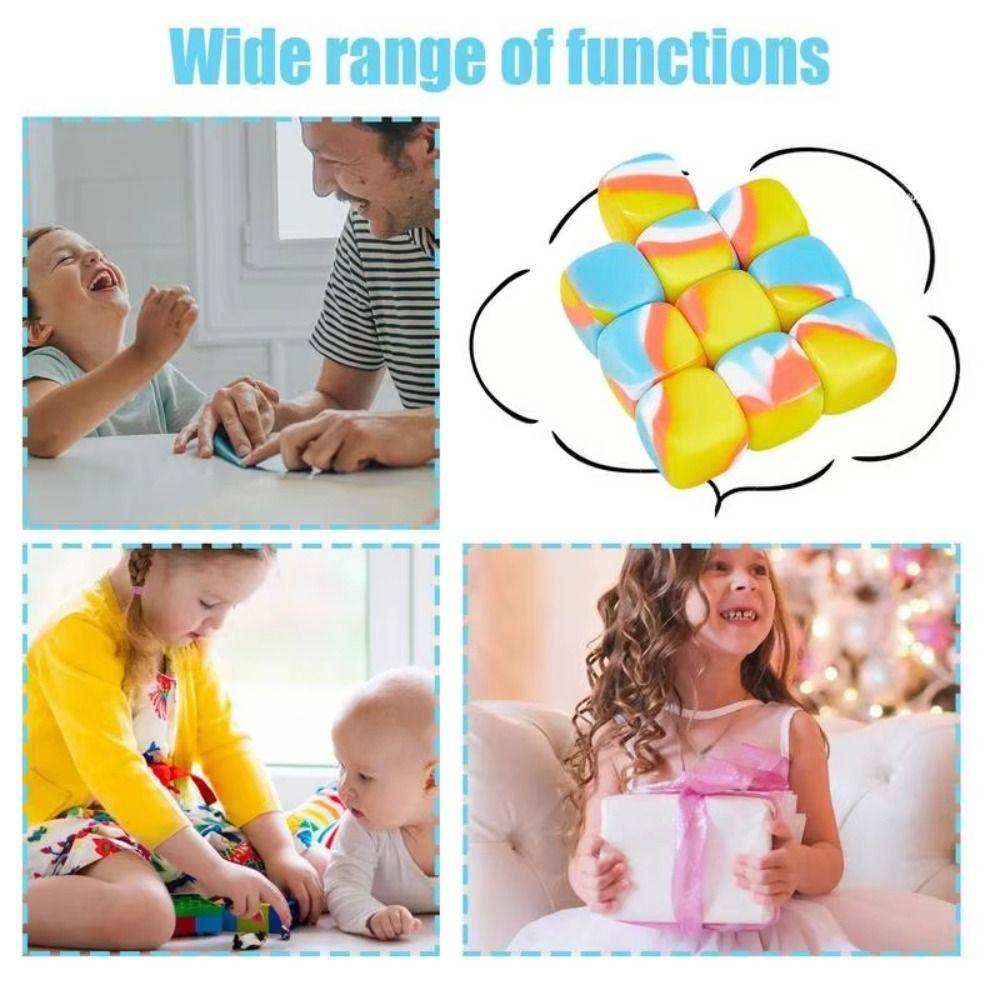 10 шт./набор Многогранные Ностальгические Игрушки Лови Камень 16 мм Игровые Камни Игрушка Детский Подарок