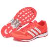 adidas Adizero Adios SMC Нескользящие Устойчивые к истиранию Низкие Беговые Кроссовки Унисекс Неоновый Красный AQ2429