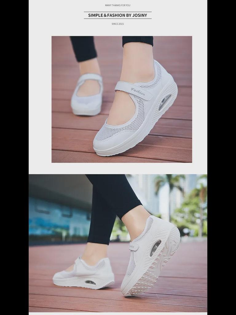 Женские легкие низкие кроссовки с воздушной подушкой и липучкой 2023 года