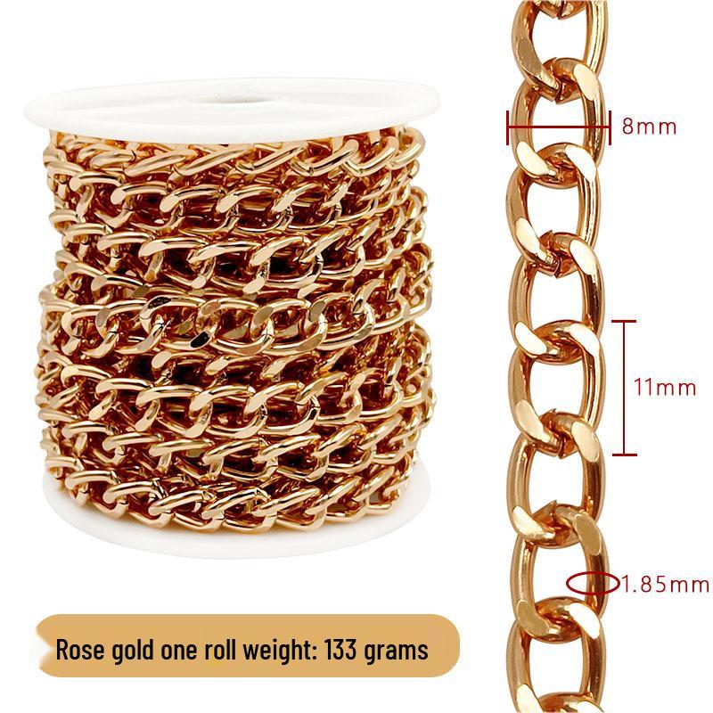 Трансграничное DIY ожерелье ручной работы: Полуфабрикаты из металла и алюминия, цепочки, ювелирная фурнитура