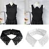 Lace Detachable False Collar Elegant Embroidery Hollowout Design Collar Neck Decorative Accessory for Women Sweater