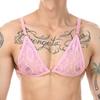 Aleria Rose Lace Bra - NoGenderWear - Transparent Mesh