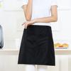 Waist Apron Adjustable Short Half Cotton Pockets Waist Server Apron for Kitchen