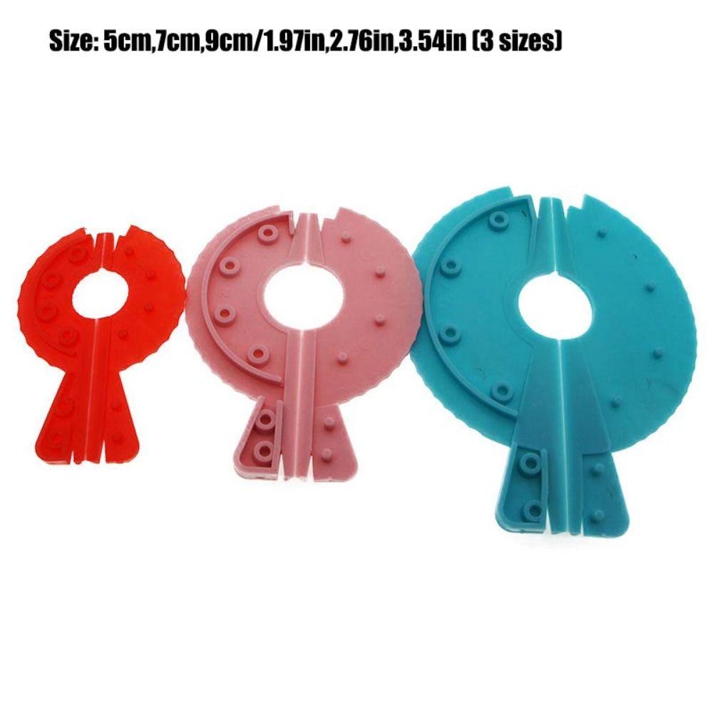 3 шт. Пластиковый помпонный станок Ручной работы Сделай сам Изготовление шерстяных шариков Прочный Помпонный станок в форме рыбки