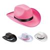 Western Cowboy Hat Household Decorative Hat Ornament Crafts Accessory for Children Adults Costume Cosplay Accessory