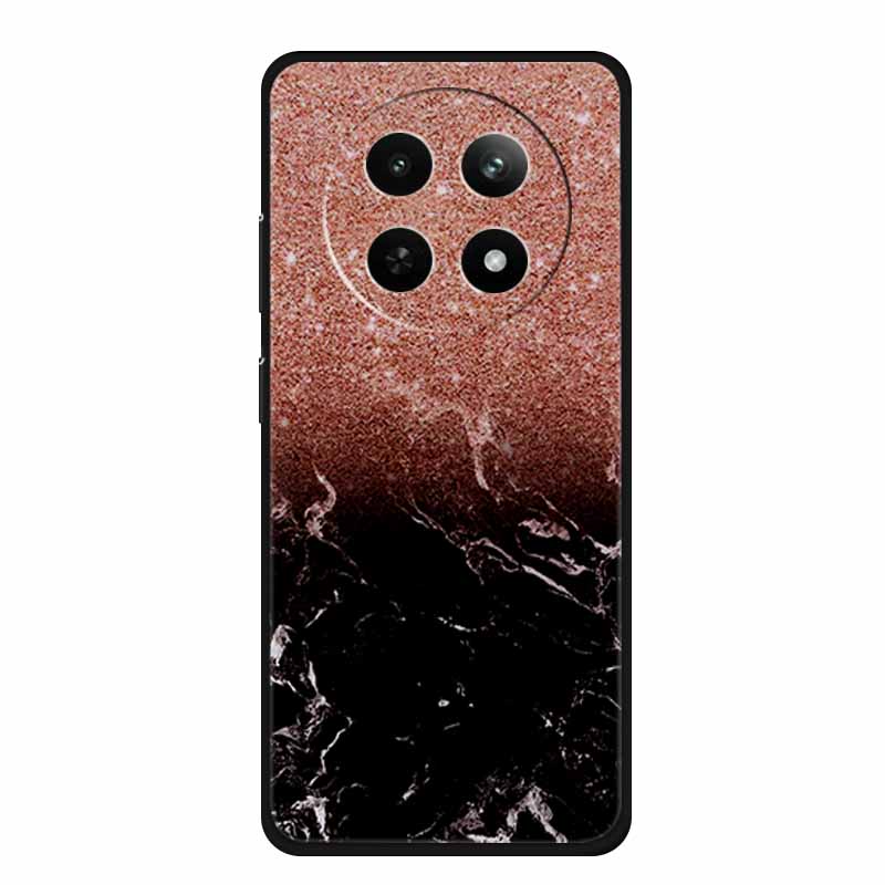 Case For Realme 13 Plus Marble TPU Soft Silicone Back Cover For Realme 13+ Cases Protective Mica Painted Colorful Bumper Capa